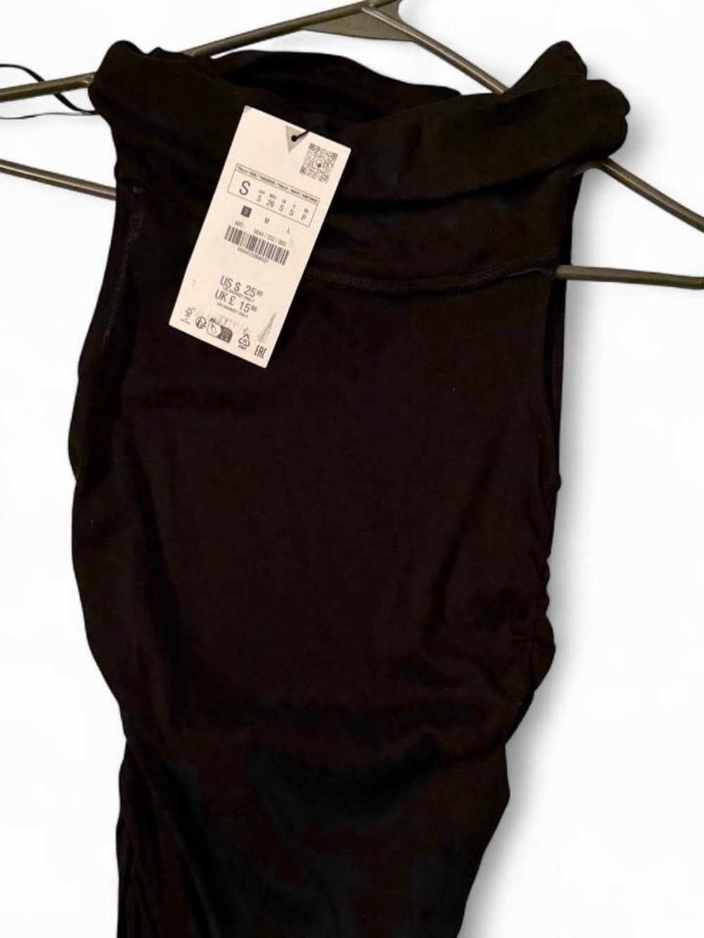 Zara Black off the shoulder top